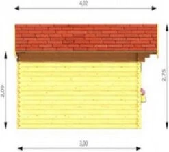 Cabanne Abri De Jardin En Bois Fleetwood -Pas Cher Intergardshop Magasin fleetwood left 300