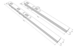 Poteau Normandie Beton Post & Rail 230cm
