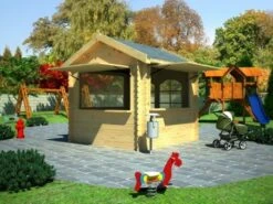 Kiosque En Bois 3x3m -Pas Cher Intergardshop Magasin kiosksfeer