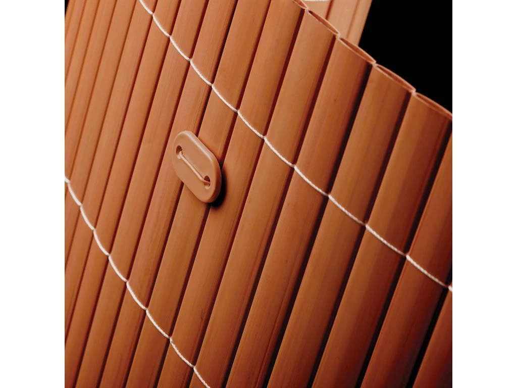 Canisse PVC Marron 1x5m 2 Canisse PVC Marron 1x5m – Image 2