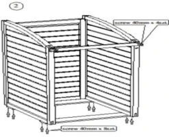 Cache Poubelle En Bois 75x125x90cm -Pas Cher Intergardshop Magasin klikoberging enkell techn2