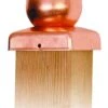 Chapeau De Poteau Boule Cuivre 91mm