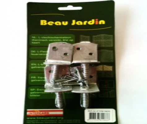 Equerre Pour Clôtures En Bois Galvanisé A Chaud 4pcs 1 Equerre Pour Clôtures En Bois Galvanisé A Chaud 4pcs