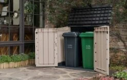 Cache Poubelle Plastique Double 15 Cache Poubelle Plastique Double -Pas Cher Intergardshop Magasin midi web 4