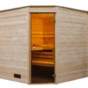 Sauna Intérieur Modèle D'angle 215x215cm / 40mm