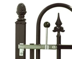 Portillon Fer Forgé Basic, Galvanise 90x60cm -Pas Cher Intergardshop Magasin oplegsluiting