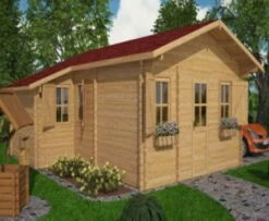 Cabane Maison En Bois Oxford 6,5x8,8m