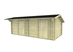 Box Cheval Duo 7,5x3,8m -Pas Cher Intergardshop Magasin paardenstal duo blank