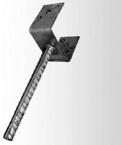 Support Poteau 121mm à Sceller En U
