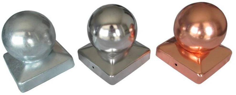 Chapeau De Poteau Boule Cuivre 91mm 3 Chapeau De Poteau Boule Cuivre 91mm – Image 3