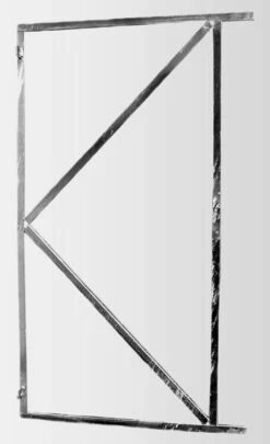 Armature Portillon, Galvanisee 90x155cm