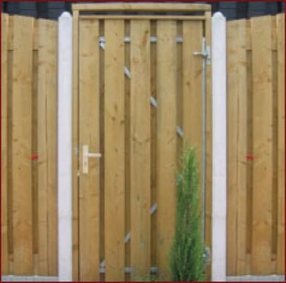Portillon Bois Complète 100x180cm 5 Portillon Bois Complète 100x180cm – Image 5