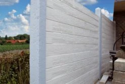 Clôture Béton Wood Texture 200x231cm -Pas Cher Intergardshop Magasin prestige hellgrau 001