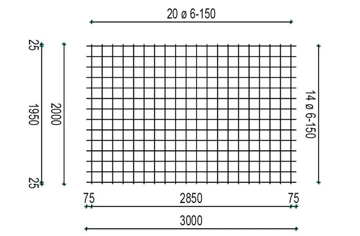 Treillis Soudé Galvanisé A Chaud 2x3m 6/150mm 3 Treillis Soudé Galvanisé A Chaud 2x3m 6/150mm – Image 3