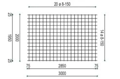 Treillis Soudé 2x3m 8/150mm -Pas Cher Intergardshop Magasin qs335a