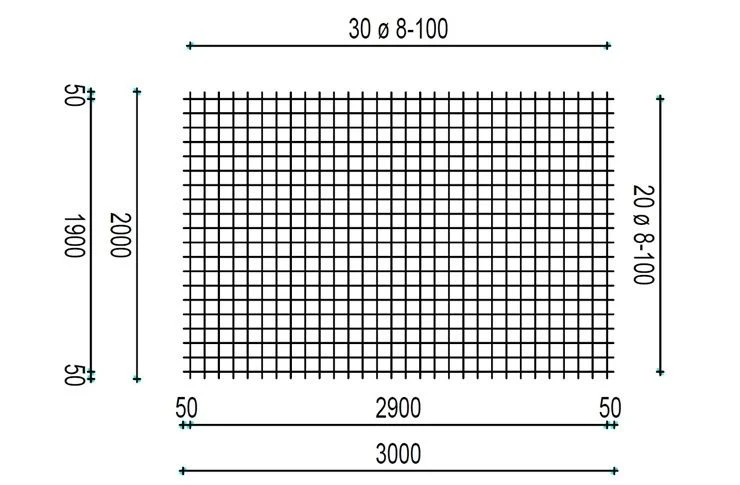 Treillis Soudé Galvanisé A Chaud 2x3m 8/100mm 3 Treillis Soudé Galvanisé A Chaud 2x3m 8/100mm – Image 3