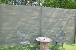 Clôture Béton Bamboostone 200x200cm -Pas Cher Intergardshop Magasin ral 6003 mosgroen
