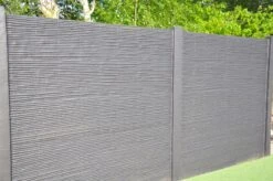Clôture Béton Bamboostone 200x200cm -Pas Cher Intergardshop Magasin ral 7021 antraciet 4