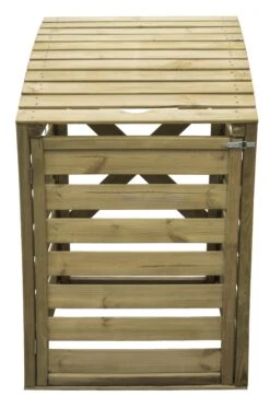 Cache Poubelle En Bois 78x122x92cm
