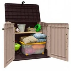 Cache Poubelle Plastique Double 11 Cache Poubelle Plastique Double -Pas Cher Intergardshop Magasin sio midi