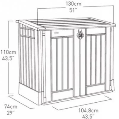 Cache Poubelle Plastique Double 5 Cache Poubelle Plastique Double – Image 5
