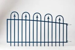 Portail Fer Forgé Basic, Galvanise 80/92x320cm -Pas Cher Intergardshop Magasin standaard dubbele inrijpoort.b custom