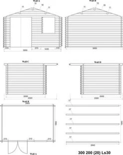 Abri De Jardin En Bois Suffolk 3x2m -Pas Cher Intergardshop Magasin suffolk2
