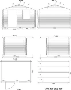 Abri De Jardin En Bois Sutton 3x2m