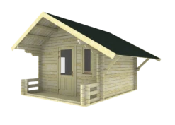 Cabane Maison En Bois Göteborg 3.66x3.66m (50mm) 6 Cabane Maison En Bois Göteborg 3.66x3.66m (50mm) -Pas Cher Intergardshop Magasin trekkershut standaard