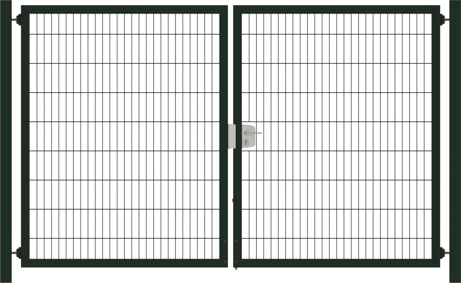 Portail Grillage Double Fil 203x250cm 1 Portail Grillage Double Fil 203x250cm