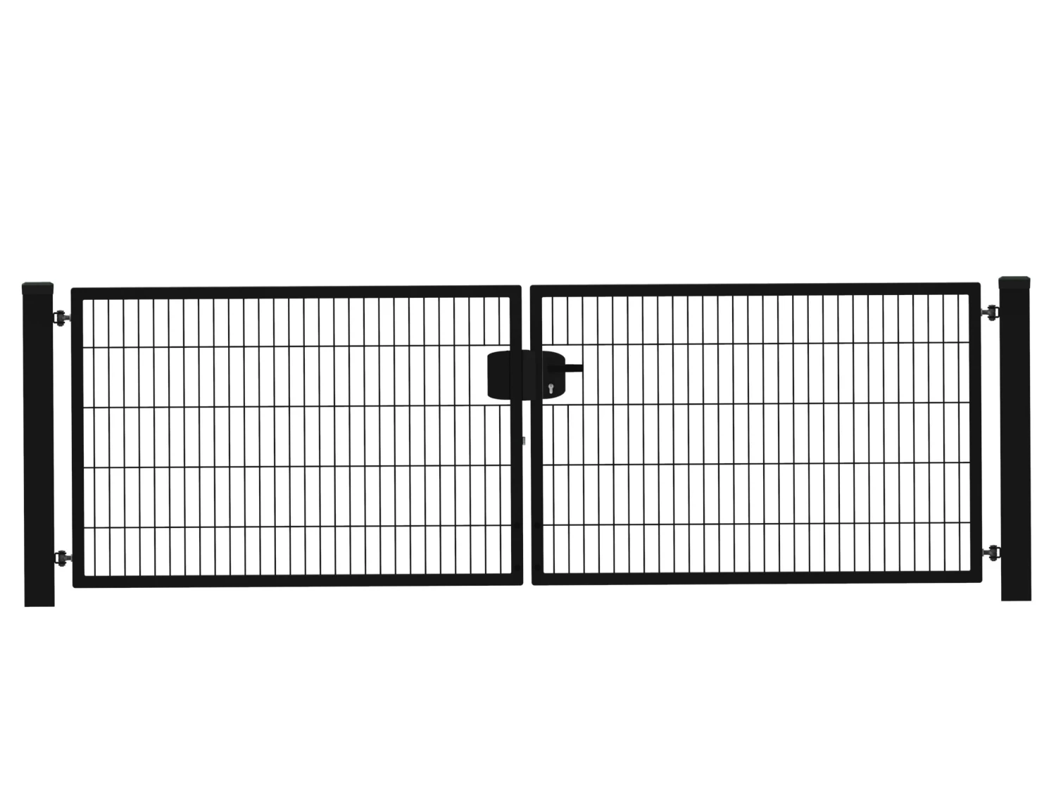 Portail Grillage Double Fil 203x250cm 2 Portail Grillage Double Fil 203x250cm – Image 2