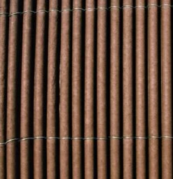 Canisse Osier Composite 2x3m Brun Foncé